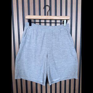 Lululemon Shorts Medium Womens Gray Fleece Pull On Pace Breaker Lined 8" Inseam